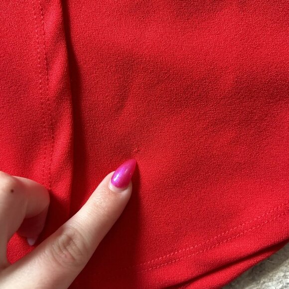 B. Darlin Red Cocktail Party Prom Homecoming Formal Dress Womens 7/8 - Picture 5 of 10